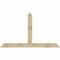 Ekena Millwork Portland Rough Sawn Timber Gable Bracket, Douglas Fir, 84"W x 49"H x 2"D x 6"F, 14/12 Pitch GBW084X49X0206POR00RDF - alternate 1